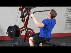 Body-Solid Corner Leverage Gym Package with Bench GLGS100P4