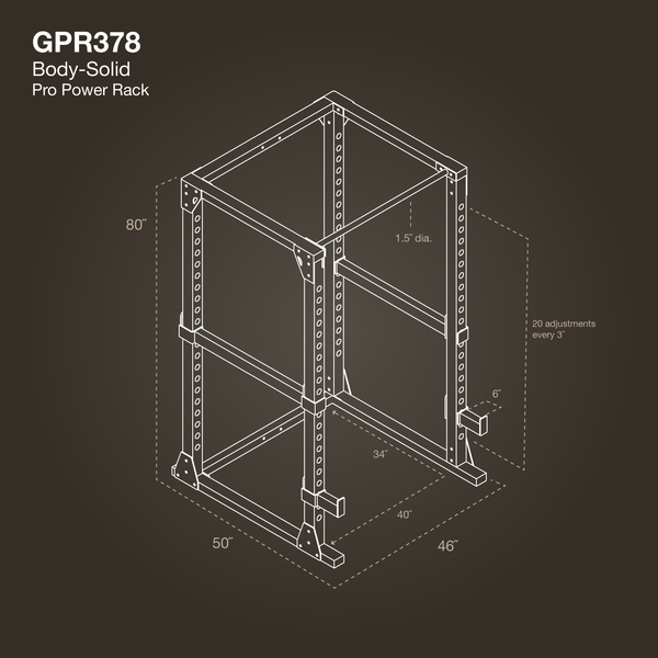 Body-Solid Pro Power Rack GPR378