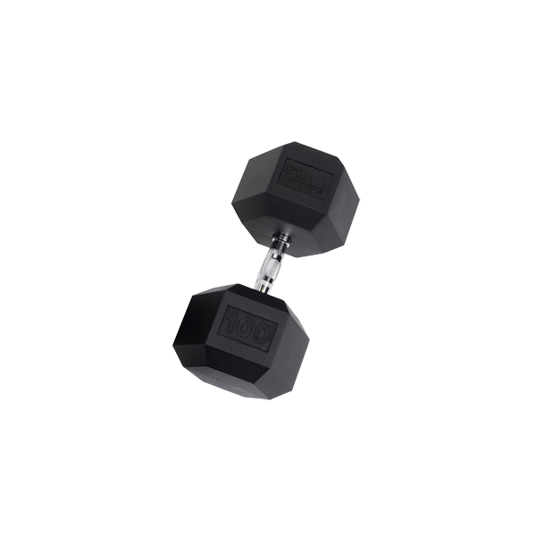 Body-Solid Rubber Hex Dumbbells SDR