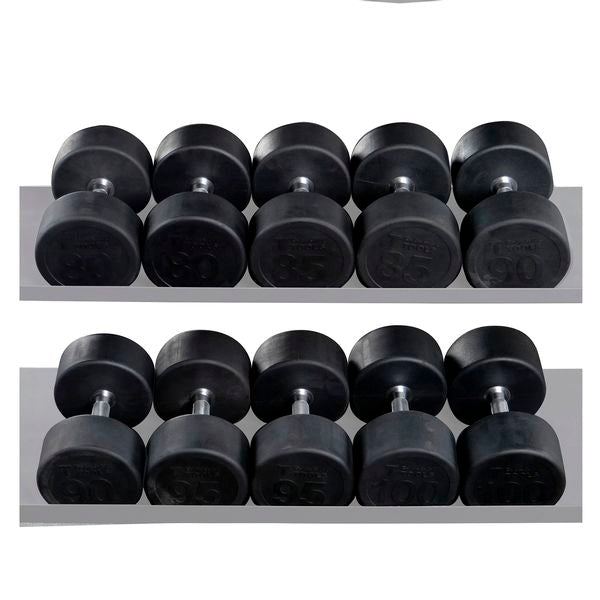 Body-Solid Premium Round Rubber Coated Dumbbell Sets SDPS