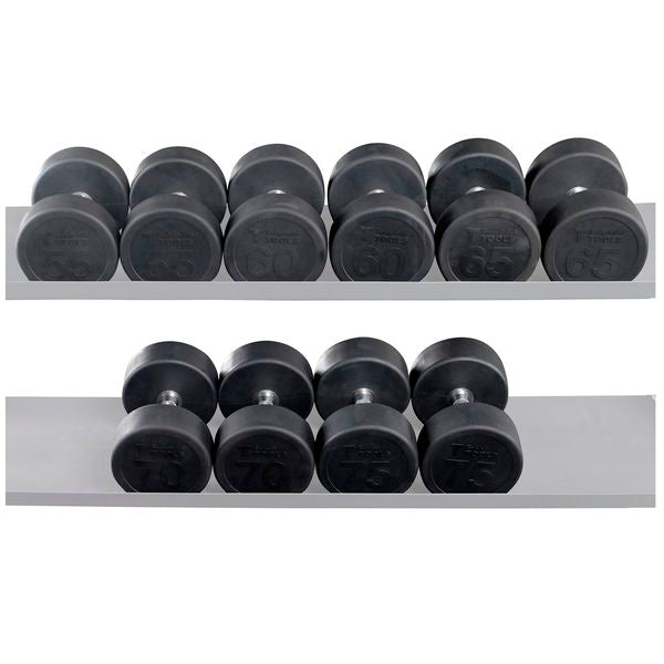 Body-Solid Premium Round Rubber Coated Dumbbell Sets SDPS