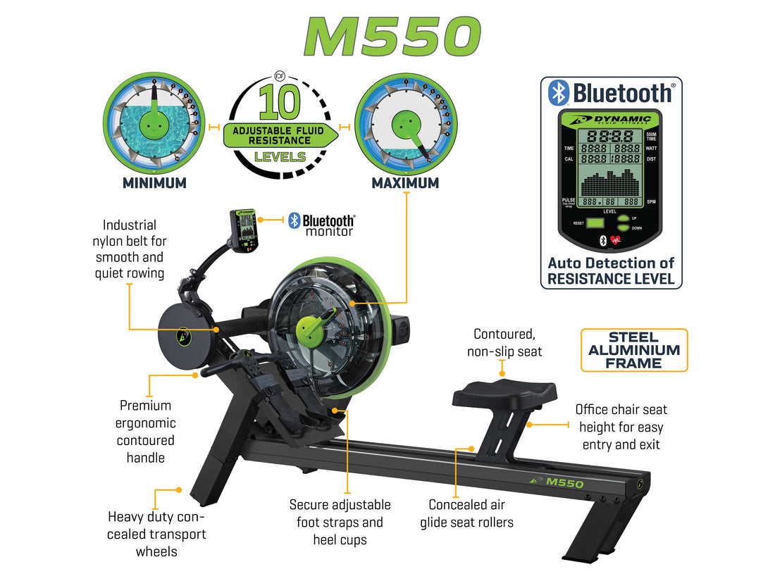 Dynamic Fluid M550 Rower