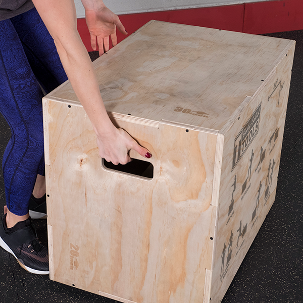 Body-Solid Tools 3-in-1 Wooden Plyo Box BSTWPBOX