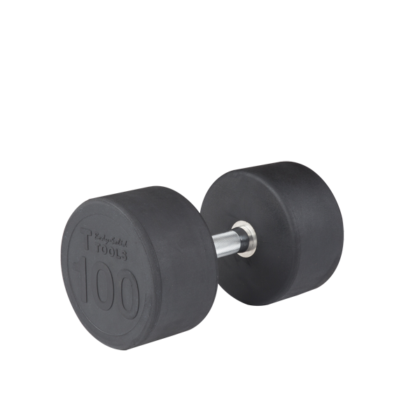 Body-Solid Premium Round Rubber Dumbbells SDP