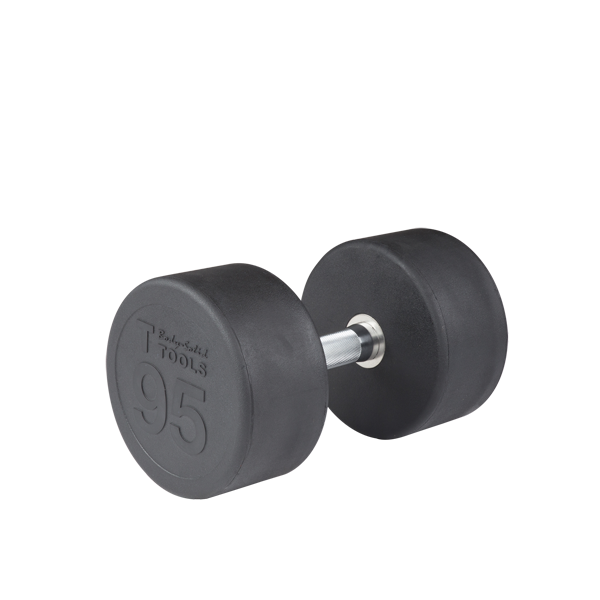 Body-Solid Premium Round Rubber Dumbbells SDP