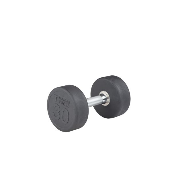 Body-Solid Premium Round Rubber Dumbbells SDP