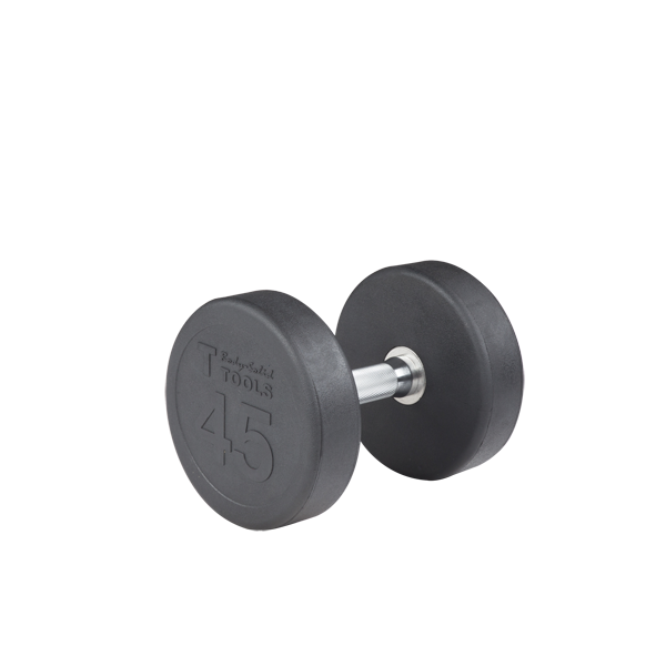 Body-Solid Premium Round Rubber Dumbbells SDP