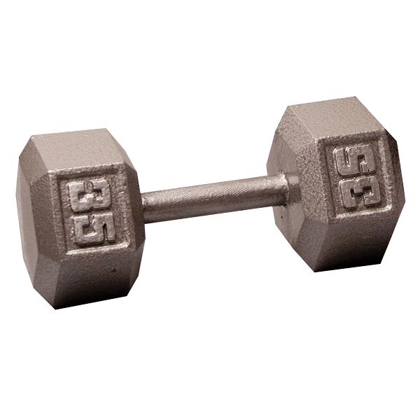 Body-Solid Cast Iron Hex Dumbbells SDX