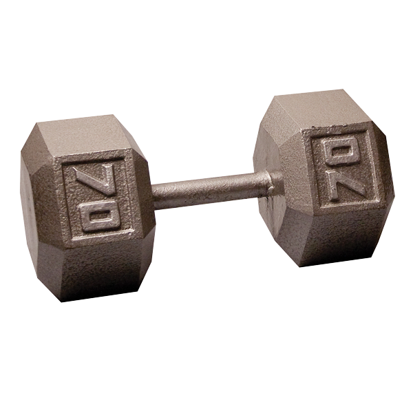 Body-Solid Cast Iron Hex Dumbbells SDX