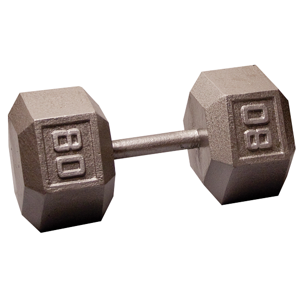 Body-Solid Cast Iron Hex Dumbbells SDX